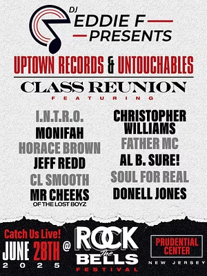 Eddie F Presents Class Reunion artist collage flyer